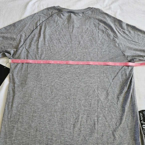 Lululemon Metal Vent Tech Long Sleeve SLTE/WHT Slate Grey Men's Size XXLarge - Picture 5 of 7